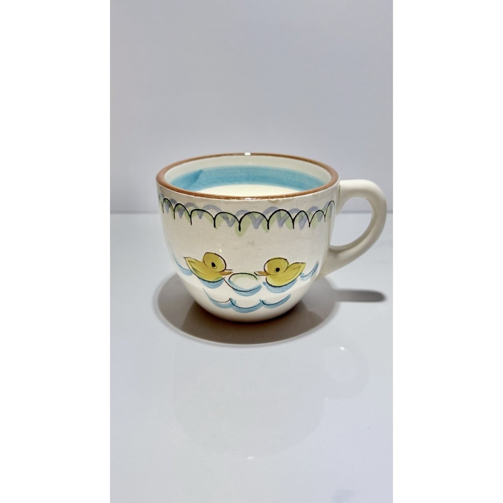 Vintage Hand-Painted Stangl Ducky Duck Little Quackers Cup